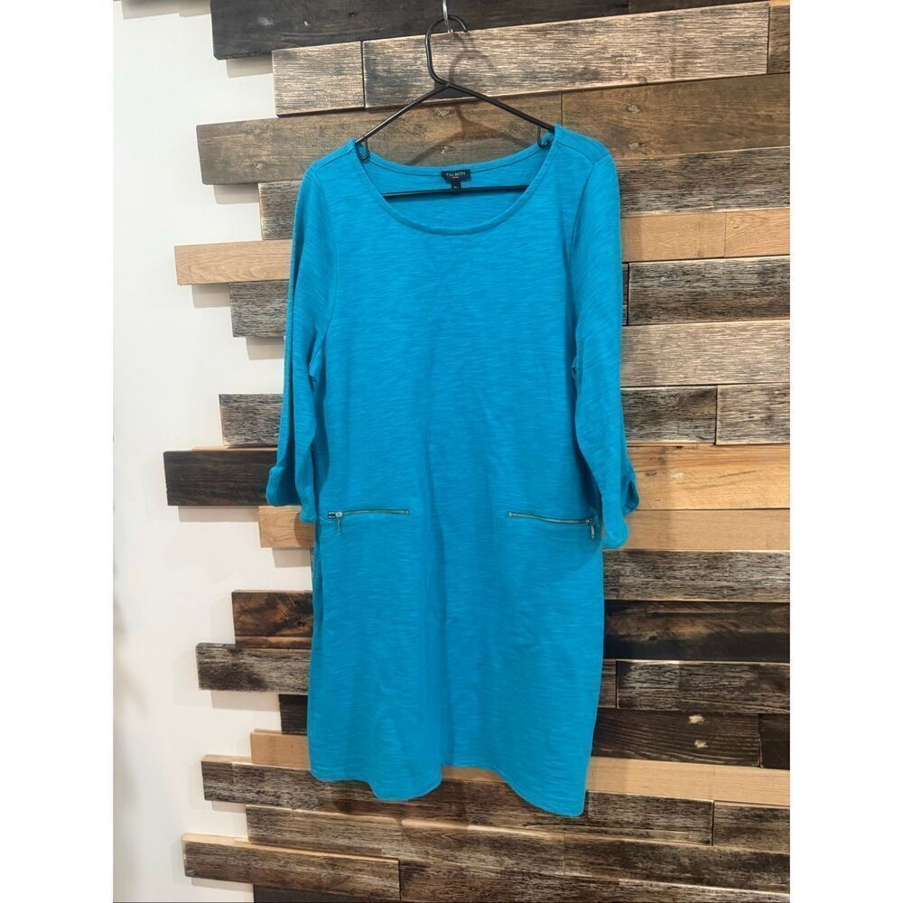 Talbots teal dress sz XLP